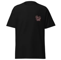 Image 1 of Flower Pocket Print Tshirt Black/White