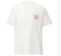 Image 3 of Flower Pocket Print Tshirt Black/White