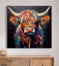 Image 1 of NEW Painting Workshop Townsville - Fun and Quirky 'Highland Cow'