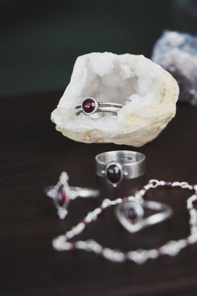 Garnet ring