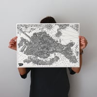 Image 1 of Illustrated Map of Venice