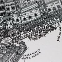 Image 2 of Illustrated Map of Venice
