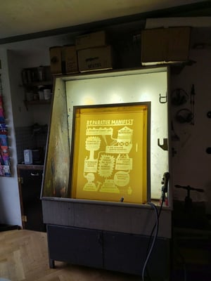 Image of Plakat: Reparatur Manifest