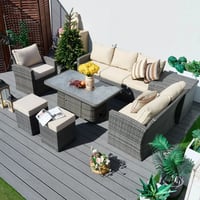 Image 2 of Texas - Firepit Sofa Set
