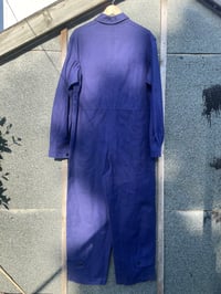 Image 2 of Vintage Un-worn 1970's Naval Jumpsuit, Blue Button-Up Boiler-suit, Size Large 