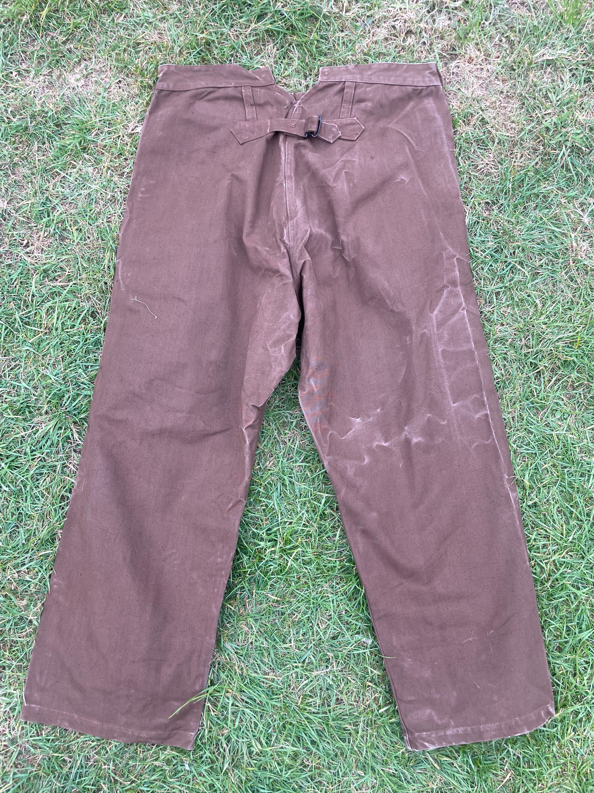 Vintage 1950's SNCF French Railway Pants, Un-worn Size 37