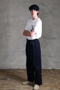 Image 3 of CAPTAIN TROUSER wax cotton - Navy 