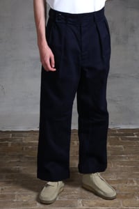 Image 6 of CAPTAIN TROUSER wax cotton - Navy 