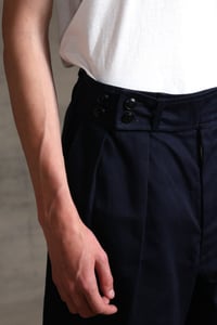 Image 8 of CAPTAIN TROUSER wax cotton - Navy 