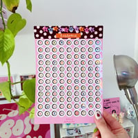 Image 1 of Planche de stickers A6 . Journaling keyboard 1