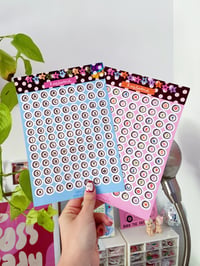 Image 3 of Planche de stickers A6 . Journaling keyboard 1