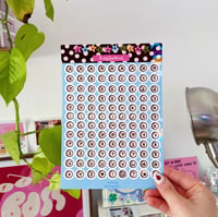 Image 1 of Planche de stickers A6 . Journaling keyboard 2