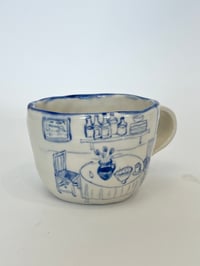 Image 2 of Table Blue Porcelain - 01