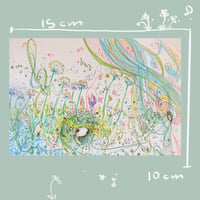 Image 2 of “song of flowers after rain” original drawing
