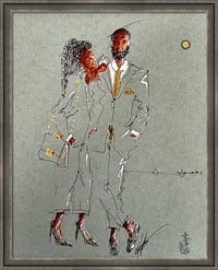 Couple Under The Moon 