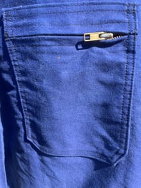 Image 3 of Un-worn 1950's Cycling Jacket, Size Large, French Moleskin Vintage Chore Coat