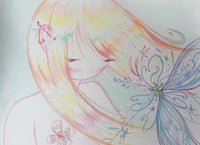 Image 2 of “november snowflake” original drawing
