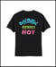 Image of Cold Chillin Records "Where The Music Is Hot" t-shirt (black)