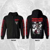 MILWAUKEE METAL FEST ZIP UP HOODIE - FESTIVAL PRE-ORDER (PICK UP ONLY)