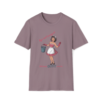 Image 5 of Retro Housewife Graphic T-Shirt — "Life Isn't Perfect" Cleaning Humor Tee *