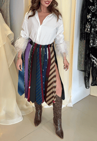 Image 1 of The Tie Skirt – Custom Memory Piece or Statement Concert Skirt
