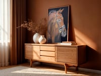 Image 2 of Chestnut Horse - Original Pastel Pencil Horse Portrait