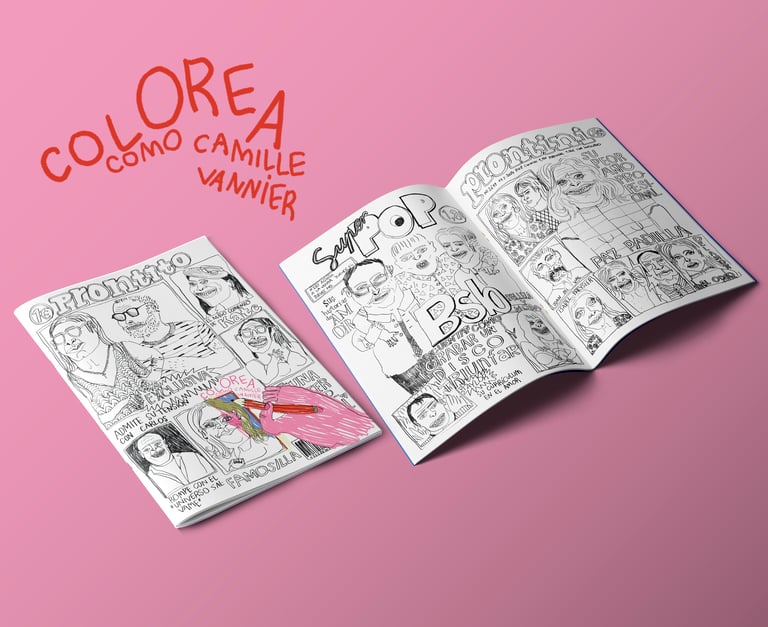 Colorea como Camille Vannier