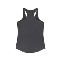 Image 4 of Retro Housewife Graphic Tank — "Life Isn't Perfect" Cleaning Humor Women's Ideal Racerback Tank