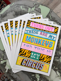 Image 3 of These Are My Monkeys (2nd Edt) -  Riso Print