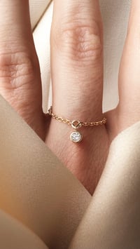 Image 1 of Bague chaine INCONDITIONNEL