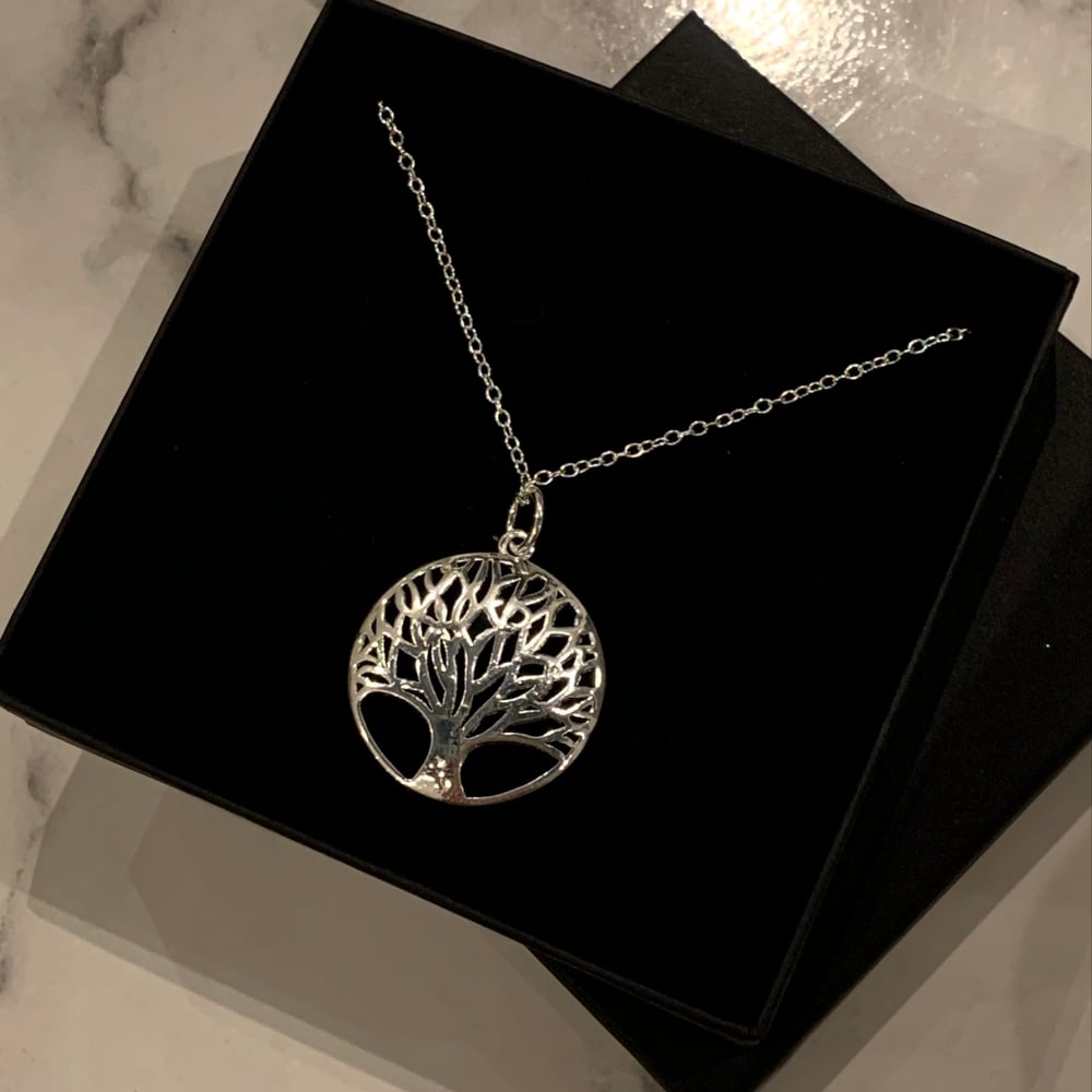 Image of Tree of Life Pendant Silver Clay Jewellery Workshop