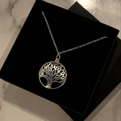 Image of Tree of Life Pendant Silver Clay Jewellery Workshop