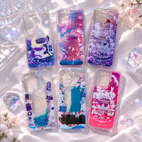 Image 1 of BTS "liquid glitter (flow sand) design phone case - Preorder