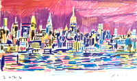 NYC at Night/ Drawing A Day 6.12.26