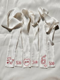 Image 1 of Silk & Bamboo Satin Hair Ribbon