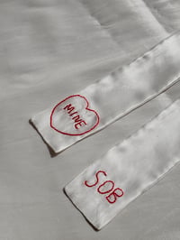 Image 3 of Silk & Bamboo Satin Hair Ribbon