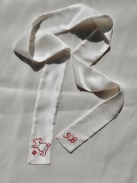 Image 5 of Silk & Bamboo Satin Hair Ribbon