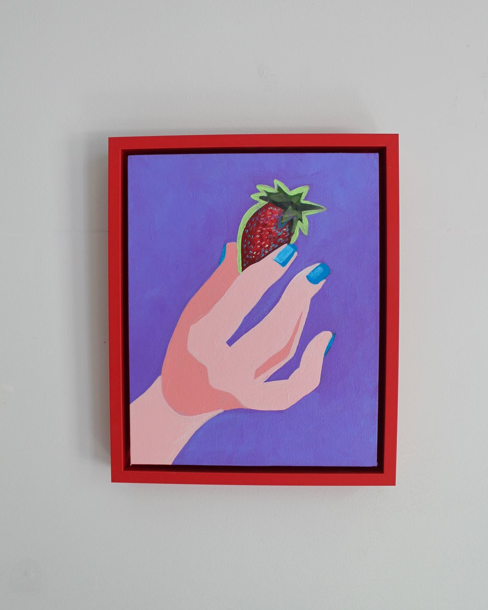 シーグラスアート　strawberry farm crescent ♪ Strawberry in Italy | Angela Chrusciaki Blehm