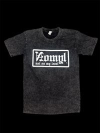 Black Stoned Washed Old English Nomyl T