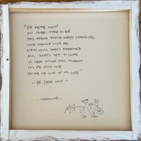 Image 2 of Coastline Painting w/Be Here Now Lyrics