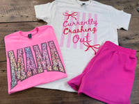 Neon Cheetah Mama + Crashin' Out Tee