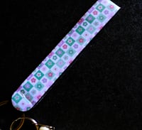 Image 3 of Handmade Floral Matching Set, coin purse, lanyard, key, tassel, gift, beads, bag charm, wallet