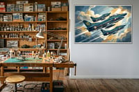 Image 5 of Stampa Fine Art FIAT G91 FRECCE TRICOLORI
