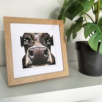 Image 3 of Moo-dy Cow Mini Giclee