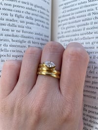 Image 2 of The Elara Triple-Band Marquise Ring