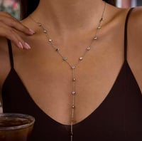 Image 2 of The Iris Multi-Gem Y-Lariat