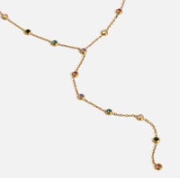 Image 1 of The Iris Multi-Gem Y-Lariat