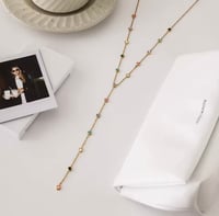 Image 3 of The Iris Multi-Gem Y-Lariat