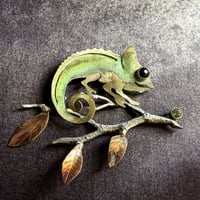 Image 3 of Chameleon Brooch