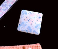 Image 5 of Handmade Pink & Purple Butterfly Matching Lanyard Set, pouch, key, gift, beads, charm, wallet